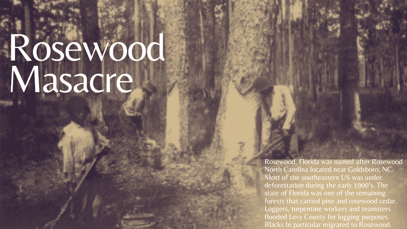 A poster of the hollywood acre with men cutting trees.