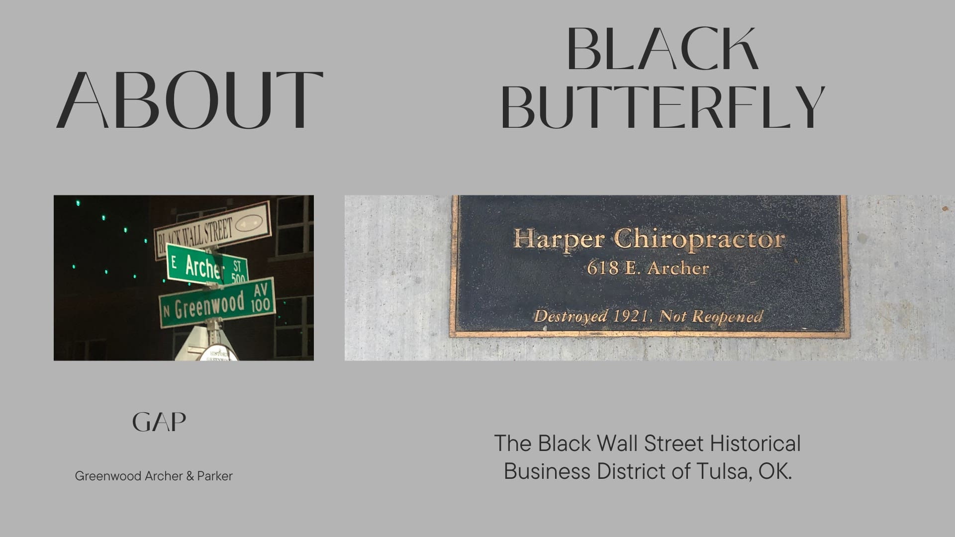 A black wall street sign and a street sign